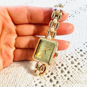 Altar'd State Gold and Pearl Women's Watch
